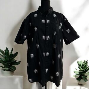 Matosurf Black Button-Up Shirt – XL